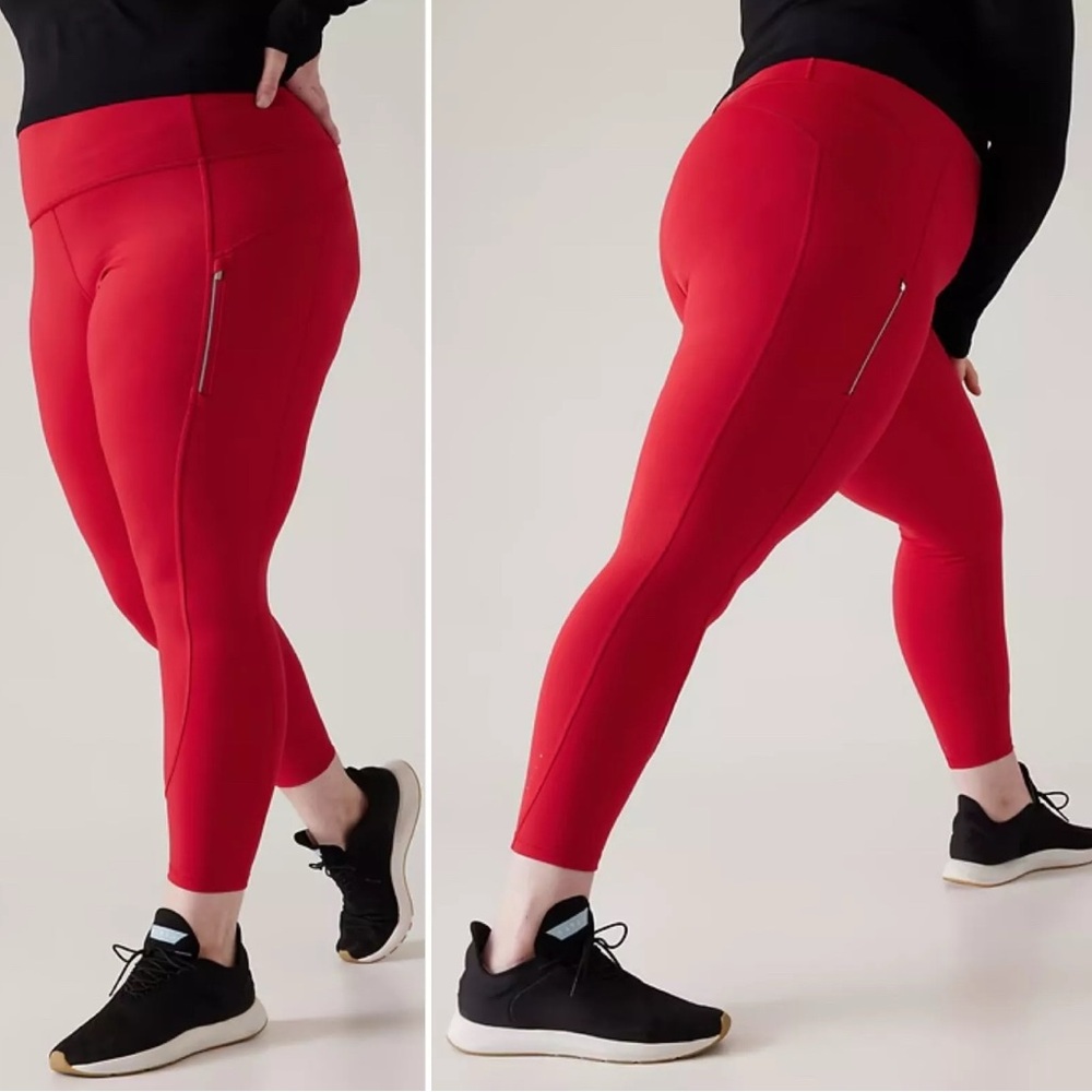 NWT Athleta 1X Rainier Tight clover berry